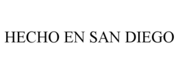 HECHO EN SAN DIEGO trademark