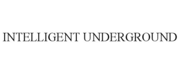 INTELLIGENT UNDERGROUND trademark