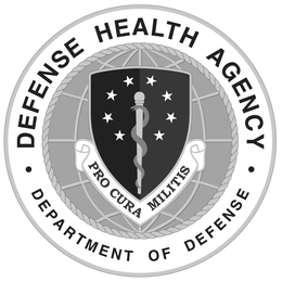 DEFENSE HEALTH AGENCY DEPARTMENT OF DEFENSE PRO CURA MILITIS trademark