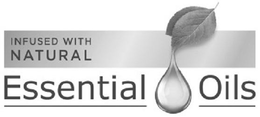 INFUSED WITH NATURAL ESSENTIAL OILS trademark