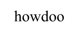 HOWDOO trademark