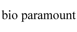 BIO PARAMOUNT trademark
