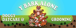 Y BARK ALONE DOGGY DAYCARE & GROOMING trademark