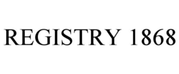 REGISTRY 1868 trademark