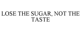LOSE THE SUGAR, NOT THE TASTE trademark