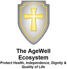 THE AGEWELL ECOSYSTEM PROTECT HEALTH, INDEPENDENCE, DIGNITY & QUALITY OF LIFE trademark