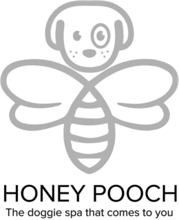 HONEY POOCH THE DOGGIE SPA THAT COMES TO YOU trademark