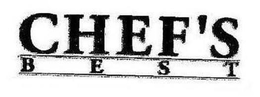 CHEF'S BEST trademark