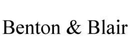 BENTON & BLAIR trademark