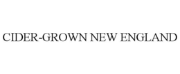 CIDER-GROWN NEW ENGLAND trademark