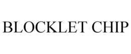 BLOCKLET CHIP trademark