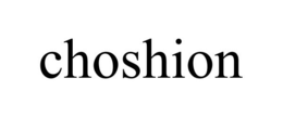 CHOSHION trademark