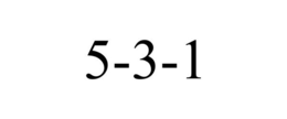 5-3-1 trademark