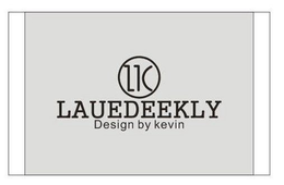 LK LAUEDEEKLY DESIGN BY KEVIN trademark