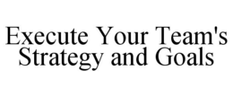 EXECUTE YOUR TEAM'S STRATEGY AND GOALS trademark