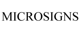 MICROSIGNS trademark