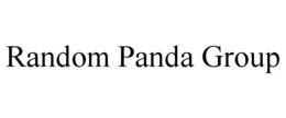 RANDOM PANDA GROUP trademark