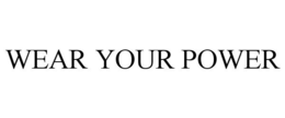 WEAR YOUR POWER trademark