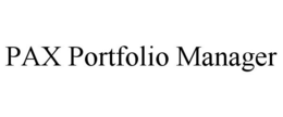 PAX PORTFOLIO MANAGER trademark