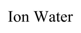 ION WATER trademark