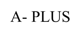 A- PLUS trademark