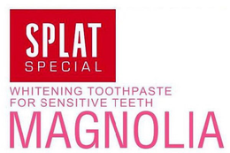 SPLAT SPECIAL WHITENING TOOTHPASTE FOR SENSITIVE TEETH MAGNOLIA trademark