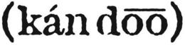 (KÁN DOO) trademark