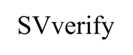 SVVERIFY trademark