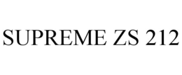 SUPREME ZS 212 trademark