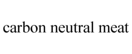 CARBON NEUTRAL MEAT trademark