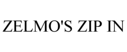 ZELMO'S ZIP IN trademark