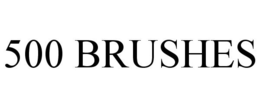 500 BRUSHES trademark