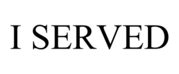 I SERVED trademark