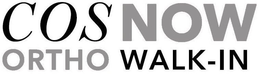 COSNOW ORTHO WALK-IN trademark