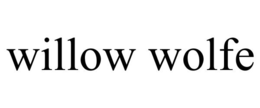 WILLOW WOLFE trademark
