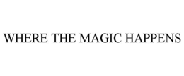 WHERE THE MAGIC HAPPENS trademark