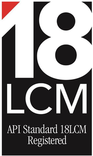 18 LCM API STANDARD 18LCM REGISTERED trademark