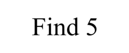 FIND 5 trademark