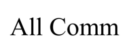 ALL COMM trademark