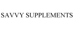SAVVY SUPPLEMENTS trademark