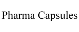 PHARMA CAPSULES trademark
