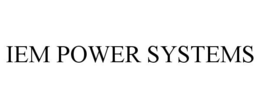 IEM POWER SYSTEMS trademark