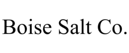 BOISE SALT CO. trademark