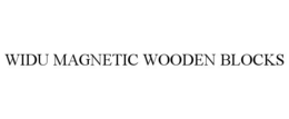 WIDU MAGNETIC WOODEN BLOCKS trademark