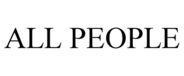 ALL PEOPLE trademark