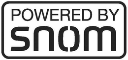 POWERED BY SNOM trademark