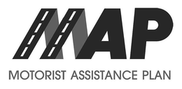 MAP MOTORIST ASSISTANCE PLAN trademark