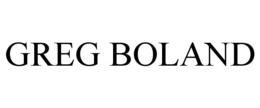 GREG BOLAND trademark