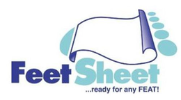 FEET SHEET . . . READY FOR ANY FEAT! trademark