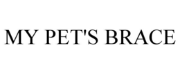 MY PET'S BRACE trademark